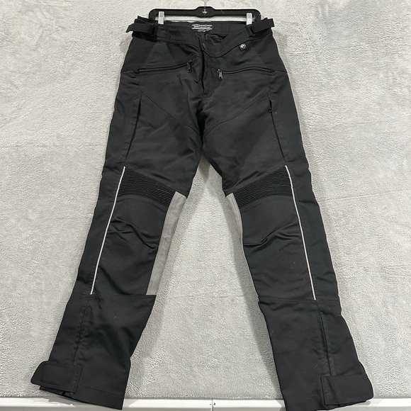 BMW Motorrad Santiago Motorcycle Pants Black Size 42R US Armoured Pants - Picture 1 of 16